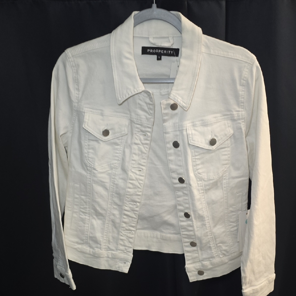 Prosperity Off-White Denim Jacket